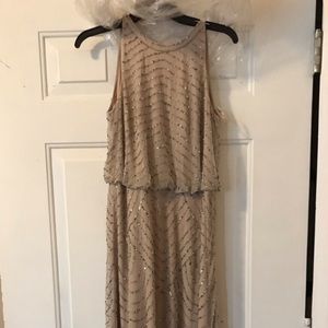 Art Deco Adrianna Papell Beaded gown